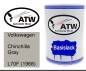 Preview: Volkswagen, Chinchilla Gray, L70F (1968): 500ml Lackdose, von ATW Autoteile West.